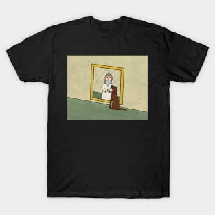 Dog Seeing God in Mirror T-Shirt